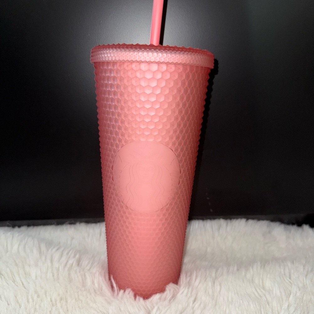 Starbucks Pink Textured Tumbler for Kitchen